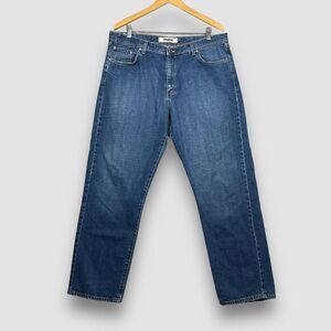 Mavi Mens 38 X 30 Blue Medium‎ Wash Dylan Straight Leg Denim Jeans
